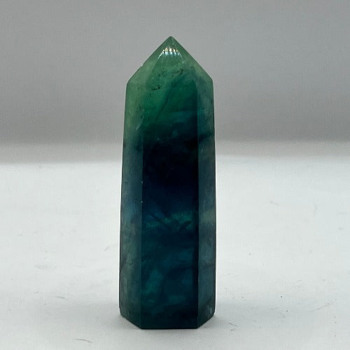 Fluorite Point - Green and Blue