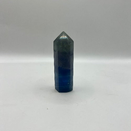 Fluorite Point - Green and Blue