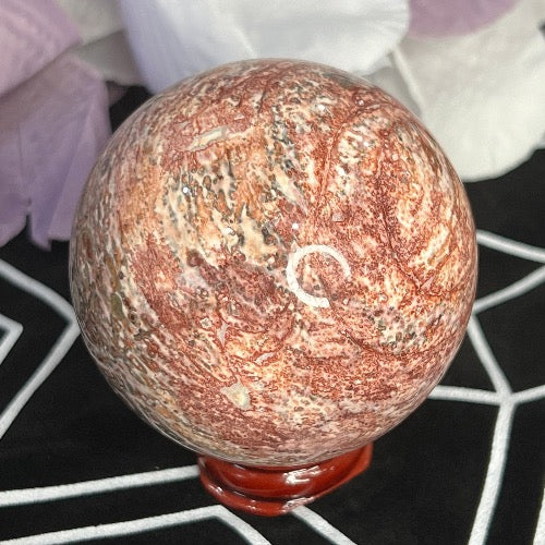 Leopardskin Jasper Sphere