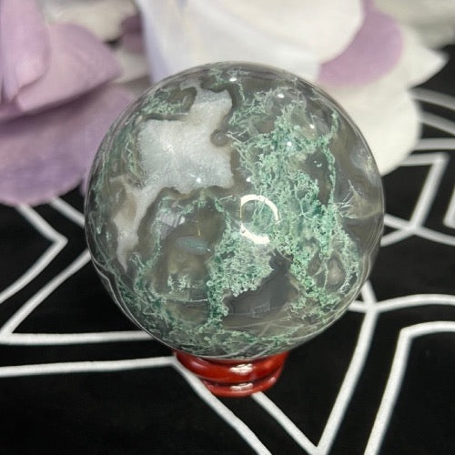 Moss Agate Sphere