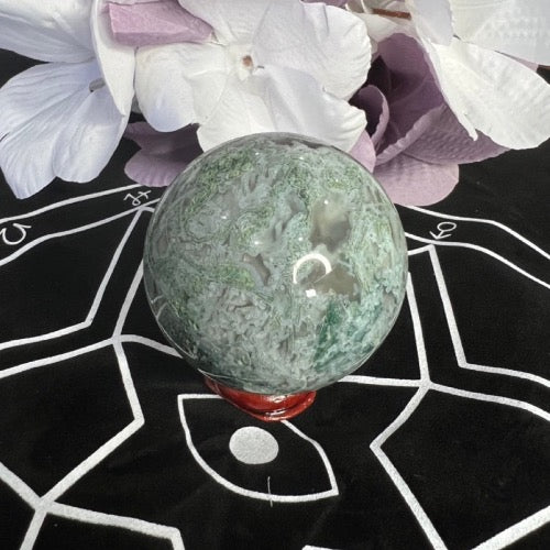 Moss Agate Sphere