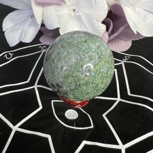 Moss Agate Sphere