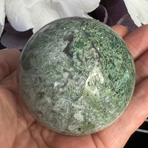 Moss Agate Sphere