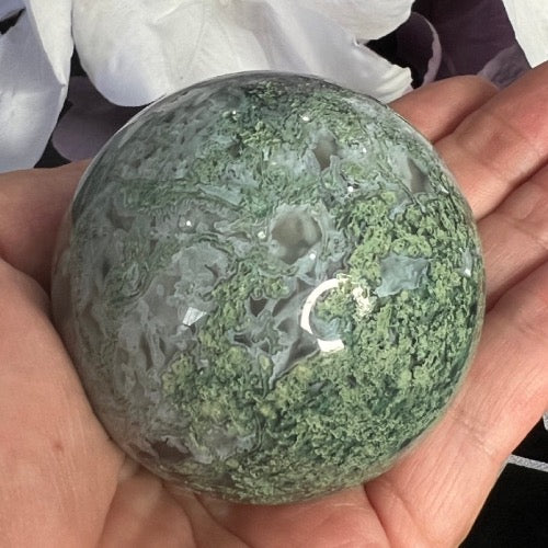 Moss Agate Sphere