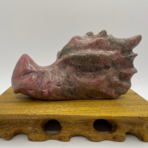 Rhodonite Dragonhead