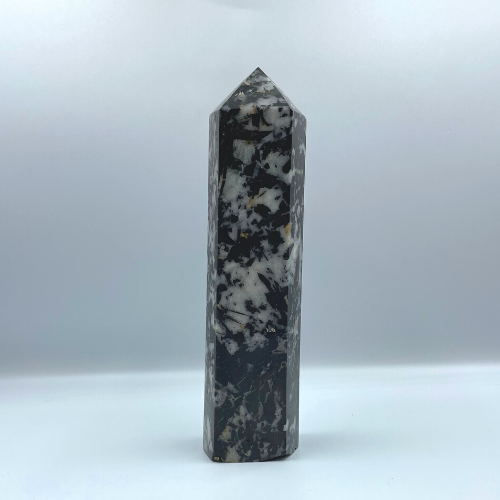 Black Tourmaline in Quartz Tower